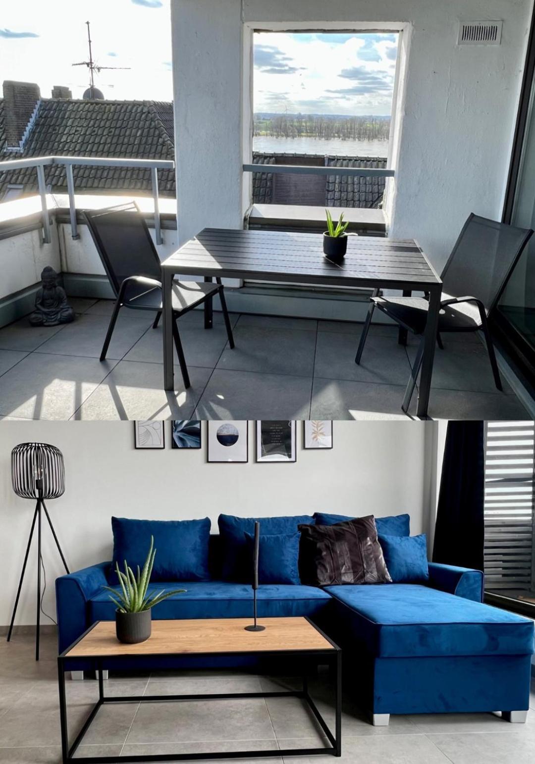 Piso Superior - Exklusives Apartment An Der Promenade Mit Rheinsicht & Loggia Emmerich Eksteriør bilde